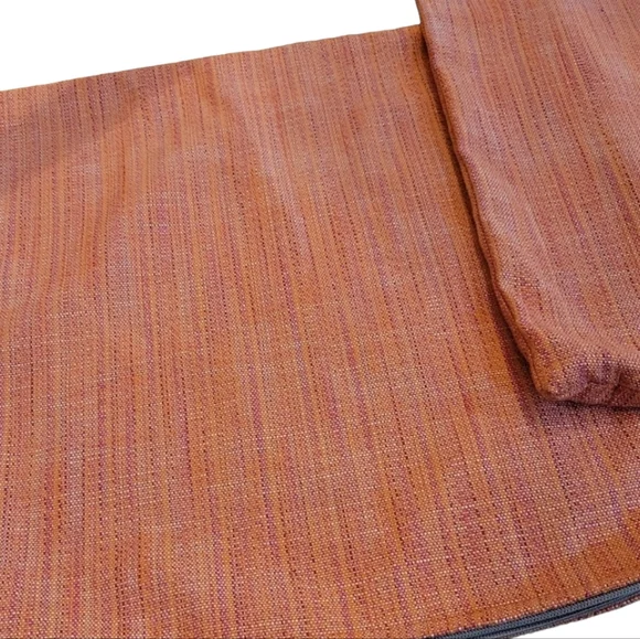 2 custom pillow covers- coral/orange 16x16 new - Picture 2 of 6